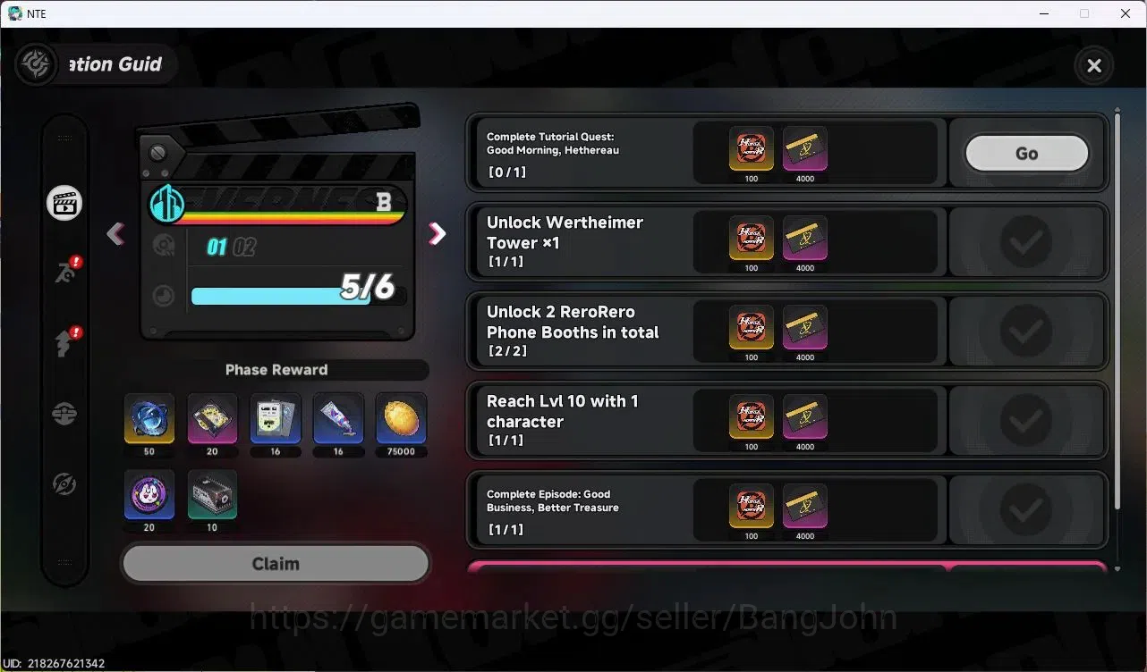 Neverness to Everness Accounts Europe | Hunter Lv 8 | 2 S-Class (Lacrimosa+Sign)  image 16