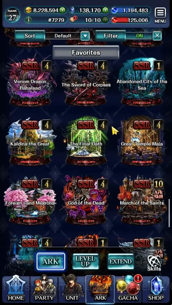 Last Cloudia Accounts GLOBAL|Rank 27|138k Crystal|Top Tier Unit (SM Sera image 12