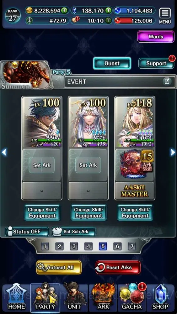 Last Cloudia Accounts GLOBAL|Rank 27|138k Crystal|Top Tier Unit (SM Sera image 14