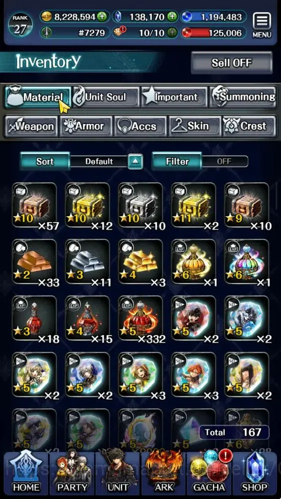 Last Cloudia Accounts GLOBAL|Rank 27|138k Crystal|Top Tier Unit (SM Sera image 18