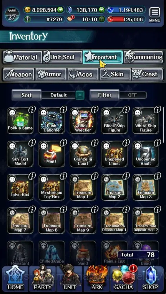 Last Cloudia Accounts GLOBAL|Rank 27|138k Crystal|Top Tier Unit (SM Sera image 20