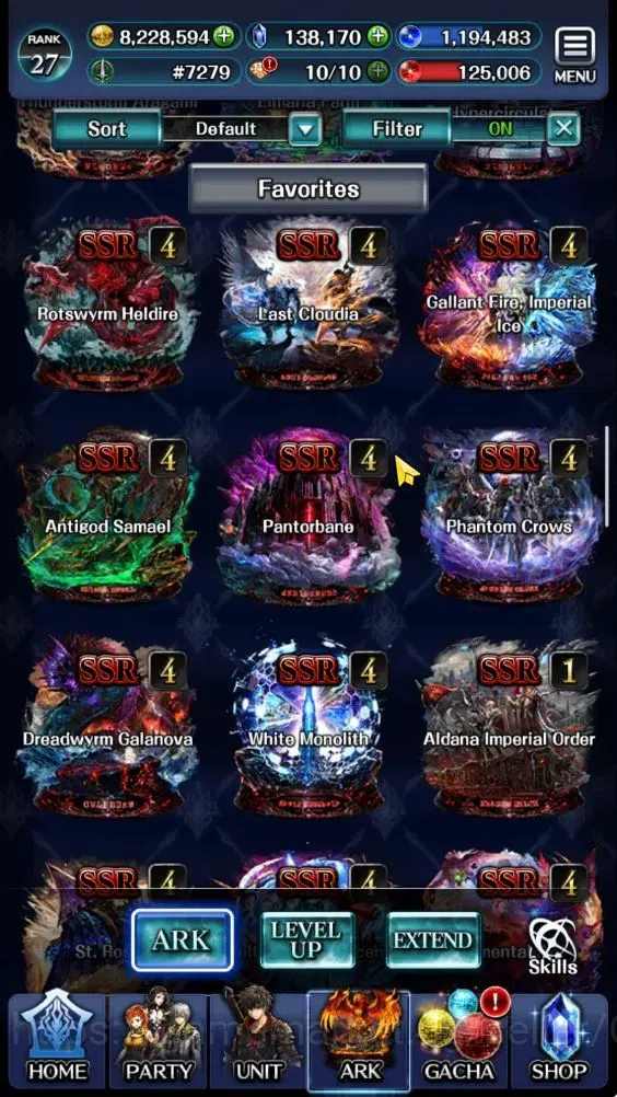 Last Cloudia Accounts GLOBAL|Rank 27|138k Crystal|Top Tier Unit (SM Sera image 9