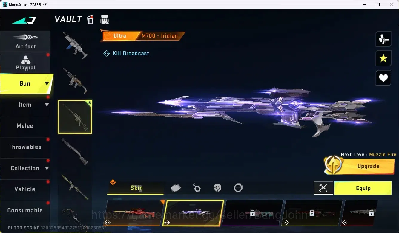 Blood Strike Accounts ASIA | 2 Ultra Gun: M700-Boitata&M700-Iridian | 1  image 3