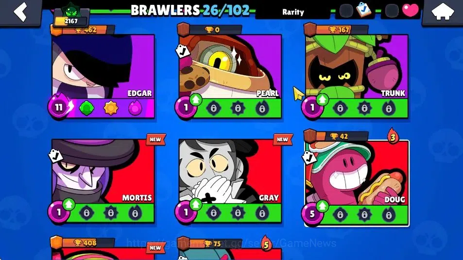 Brawl Stars Accounts 2167 Trophy|5,7K Bling |26 Brawler 4 Max Lvl|1 Legend [Jock STU] 4 Epic 5 Super Rare Skin Etc|138 12