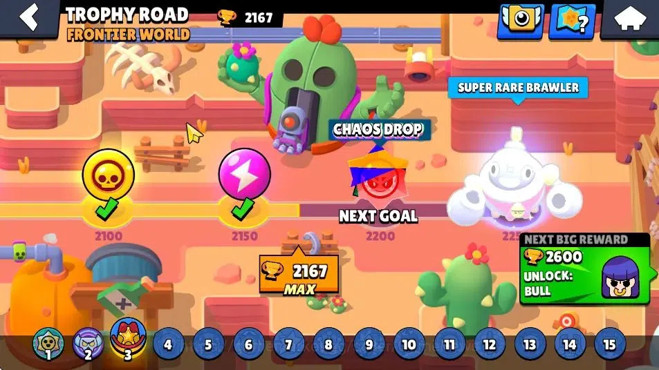 Brawl Stars Accounts 2167 Trophy|5,7K Bling |26 Brawler 4 Max Lvl|1 Legend [Jock STU] 4 Epic 5 Super Rare Skin Etc|138 6