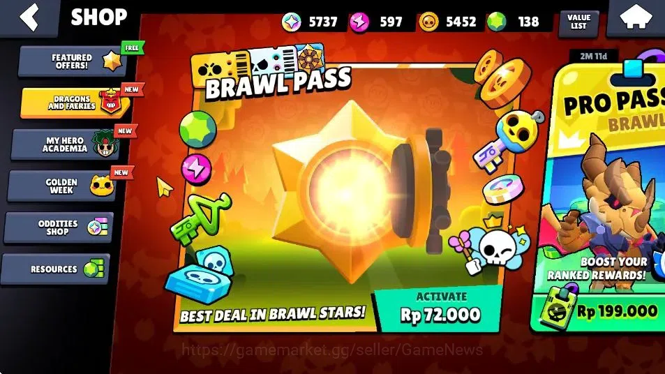 Brawl Stars Accounts 2167 Trophy|5,7K Bling |26 Brawler 4 Max Lvl|1 Legend [Jock STU] 4 Epic 5 Super Rare Skin Etc|138 7