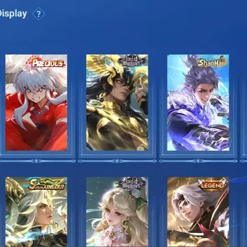 Honor of Kings Accounts Rare Skin Hero 115|Skin 267|InuYasha Biron|LoM Augran & Shi|ShanHai Yao,Li Xin,Yaria|Sanxingdui Hou