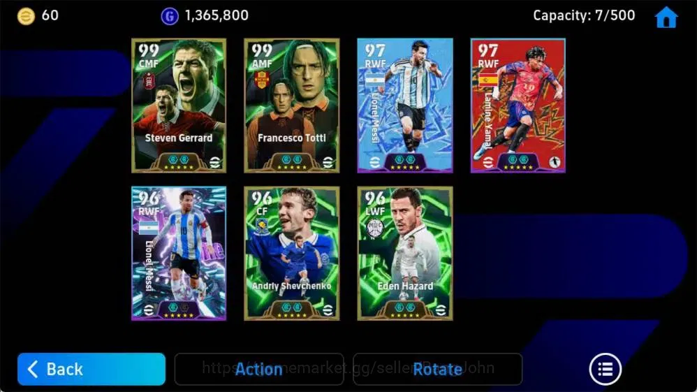 eFootball Accounts Mobile|PW 3128|Steven Gerrard Epic,Francesco Epic, image 3