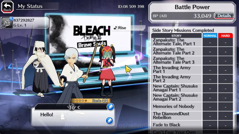Bleach: Brave Souls Accounts [GLOBAL]6K Orb+Fresh All Story|Jushiro Soul Reaper image 5