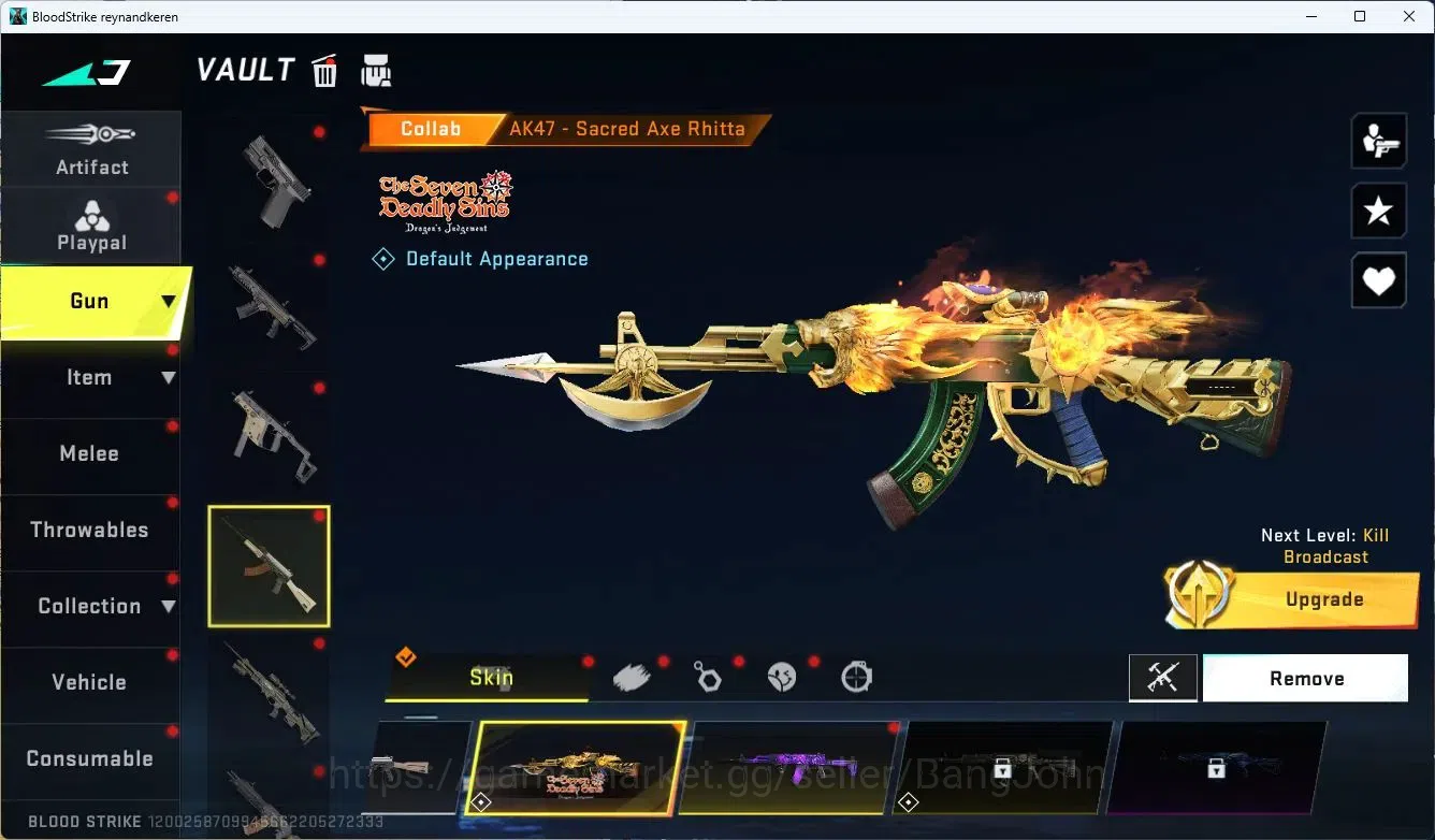 Blood Strike Accounts ASIA | Eternal: Desert Eagle-Scorpius | 4 7DS Item image 8