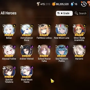 Epic Seven Accounts High-End Global UnVerif|NewEra|12 ML(Har setti,Belian,NM Luna,SN Yulha,etc)+Hecate,Estelle,Etc|AUTO