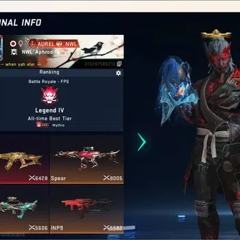 Blood Strike Accounts Collab Skin ASIA |1 Eternal Gun:DesertEagle|Ultra Melee:Katar-Selachian|10 Collab Gun|22 Ultra Gun|21
