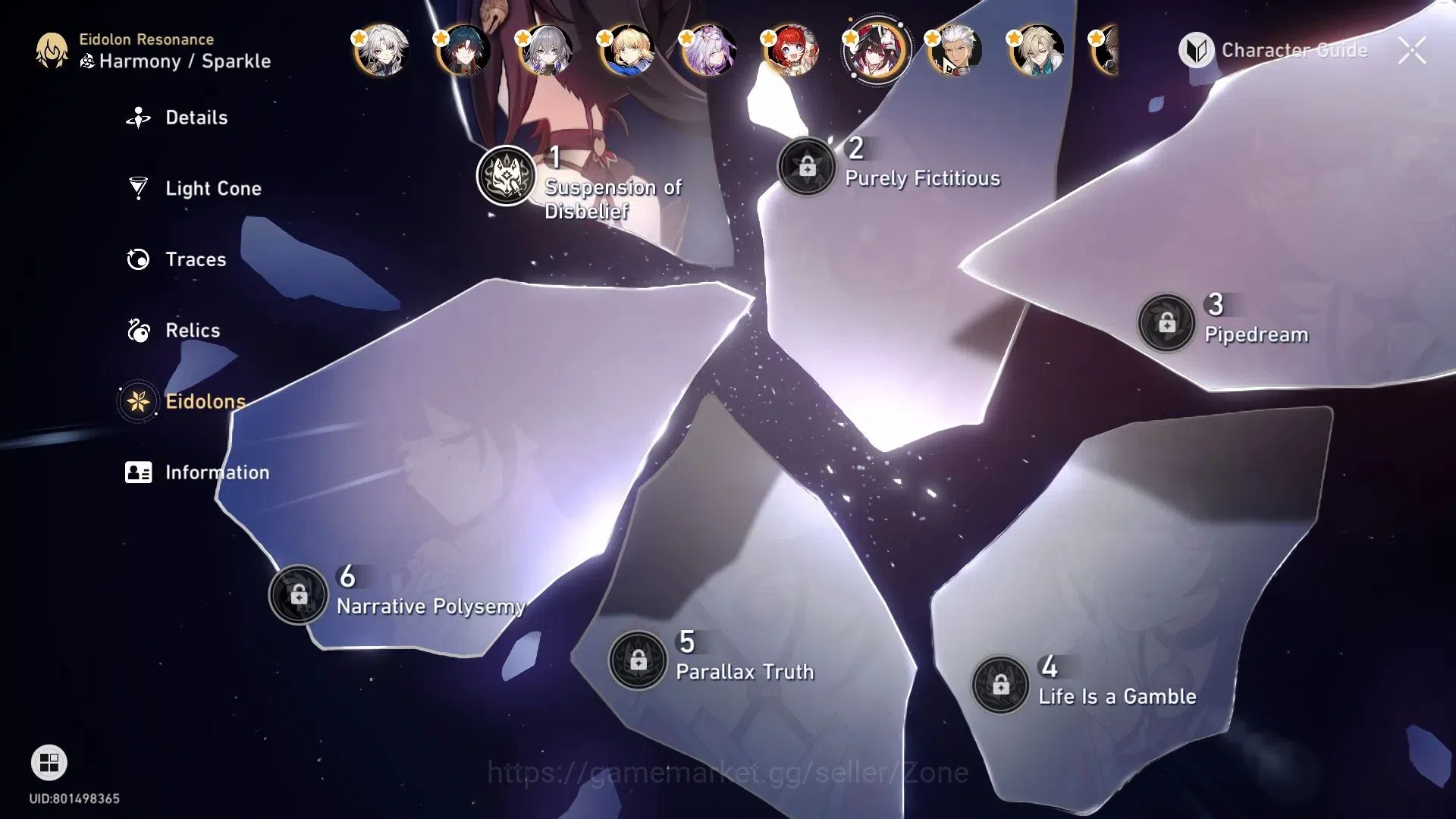 Honkai Star Rail Accounts ASIA|TL70|16 Lv80 Char: Phainon, Robin, Firefly, R image 10