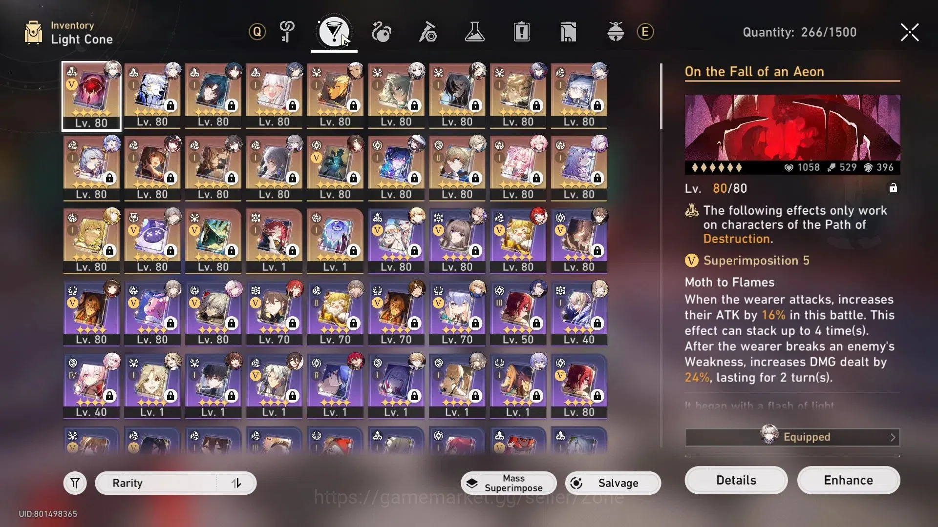 Honkai Star Rail Accounts ASIA|TL70|16 Lv80 Char: Phainon, Robin, Firefly, R image 13
