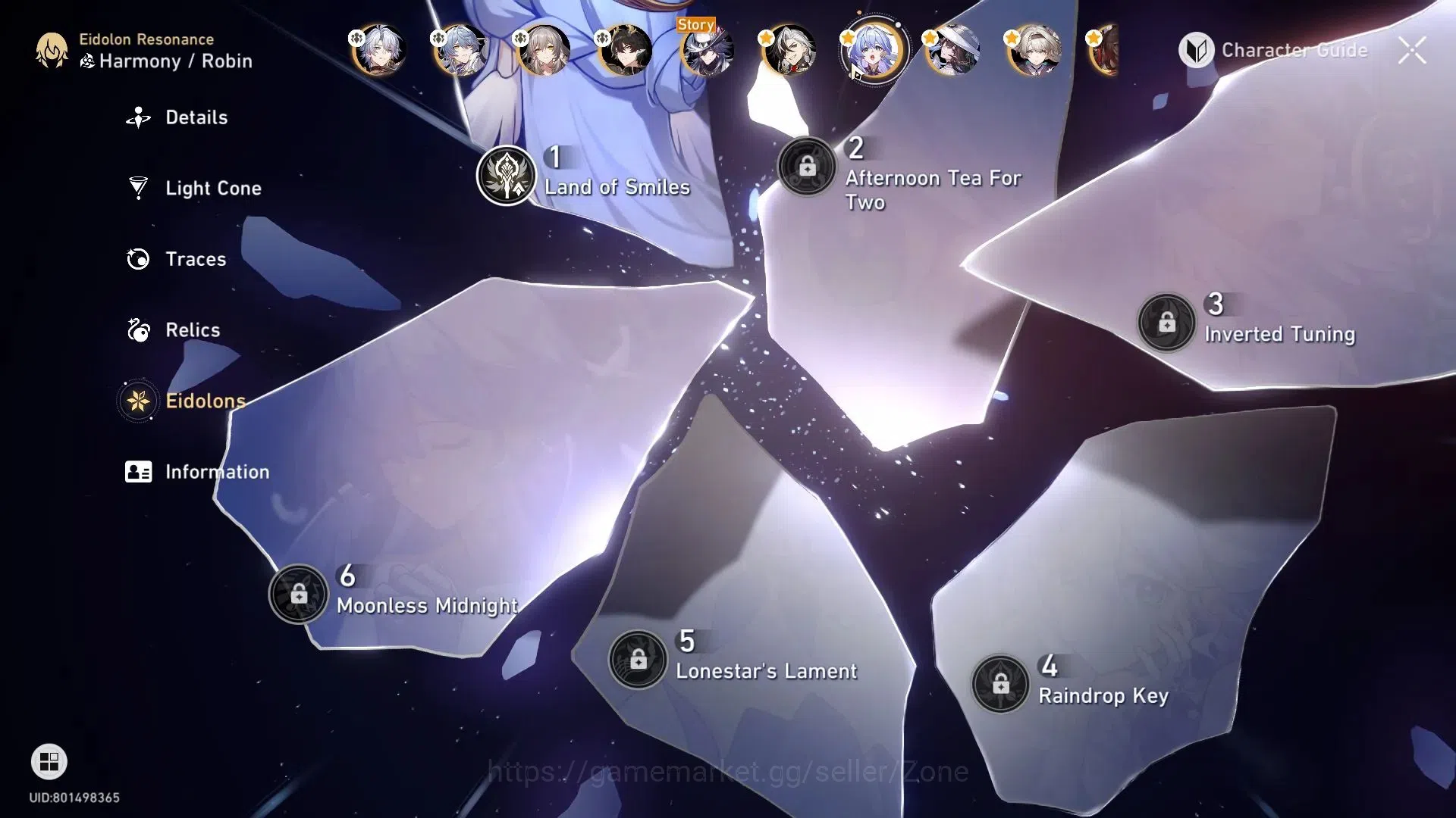 Honkai Star Rail Accounts ASIA|TL70|16 Lv80 Char: Phainon, Robin, Firefly, R image 3