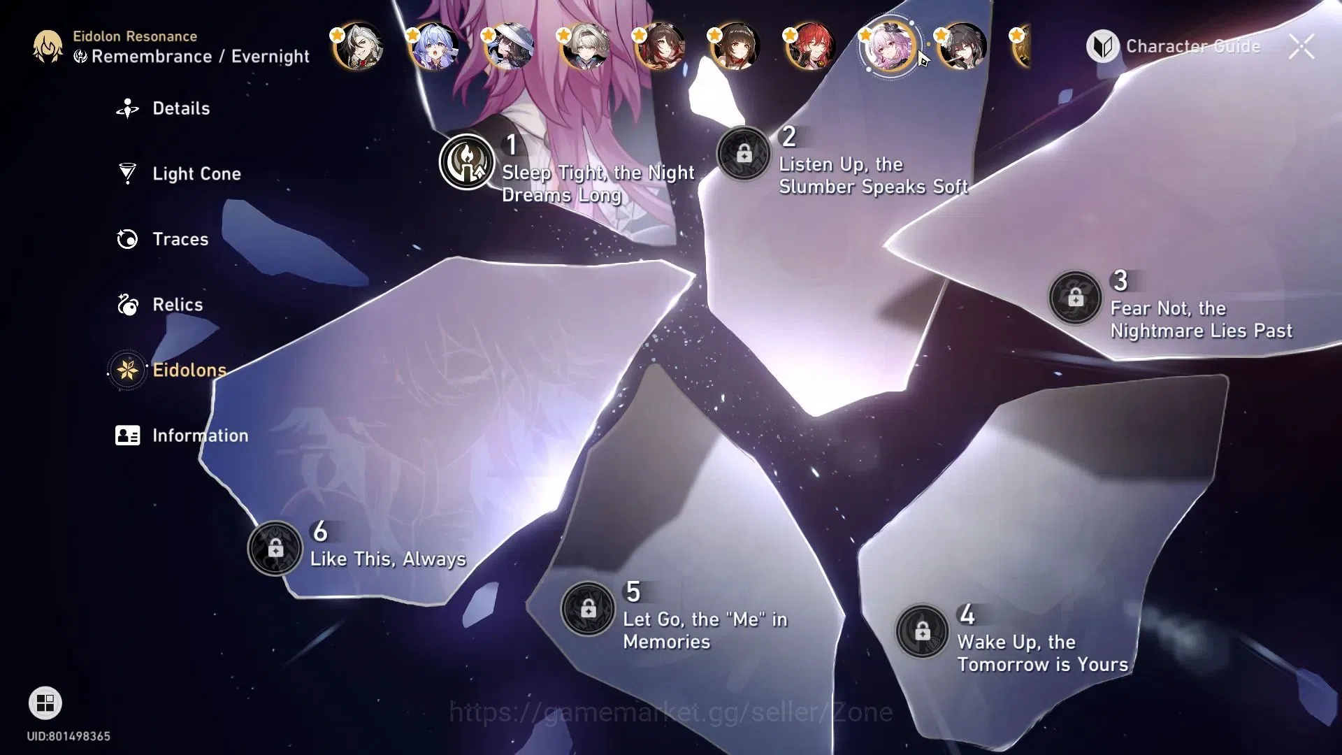 Honkai Star Rail Accounts ASIA|TL70|16 Lv80 Char: Phainon, Robin, Firefly, R image 6