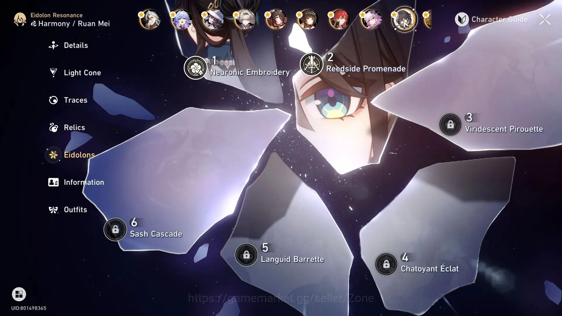 Honkai Star Rail Accounts ASIA|TL70|16 Lv80 Char: Phainon, Robin, Firefly, R image 7