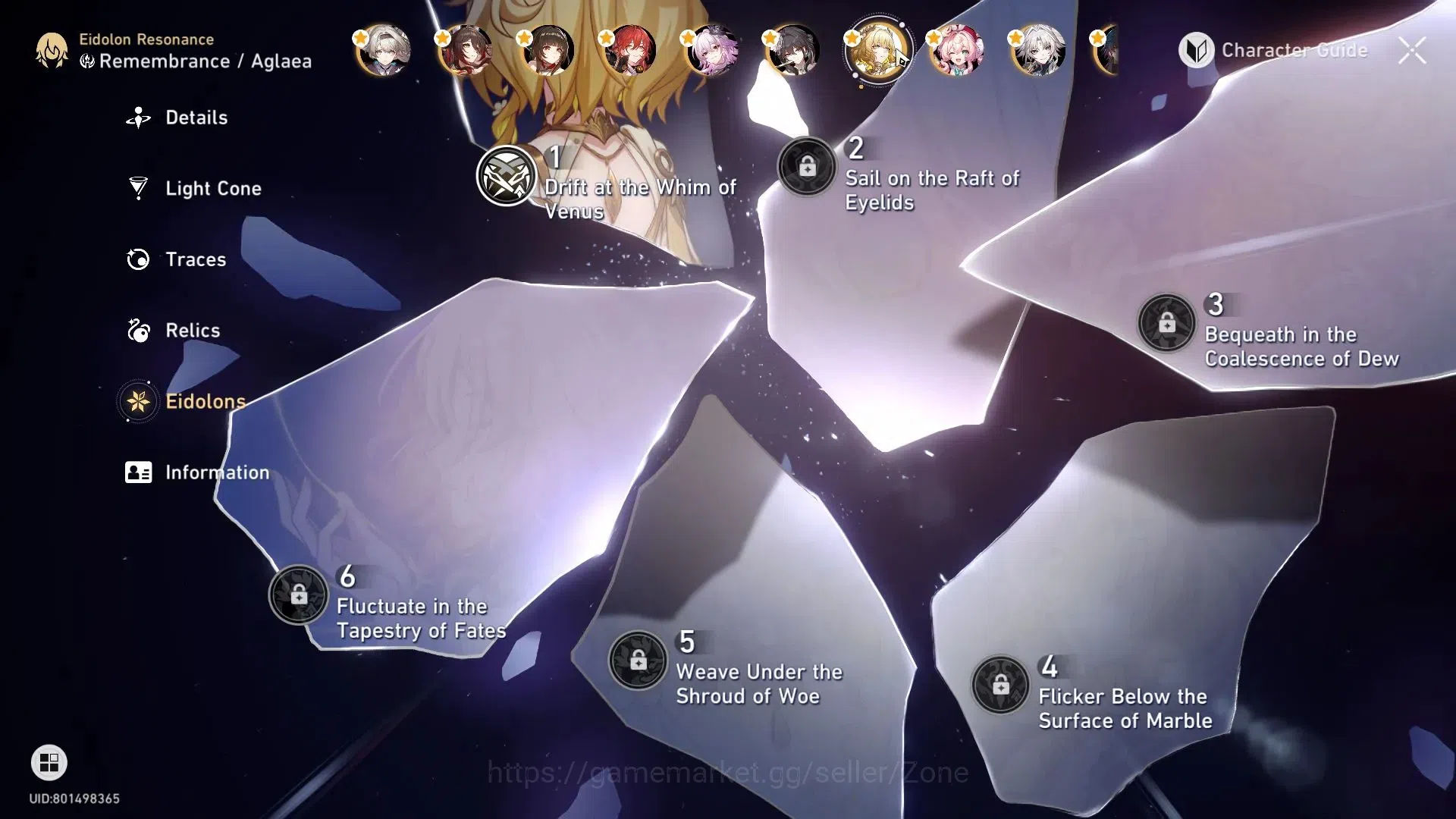 Honkai Star Rail Accounts ASIA|TL70|16 Lv80 Char: Phainon, Robin, Firefly, R image 8