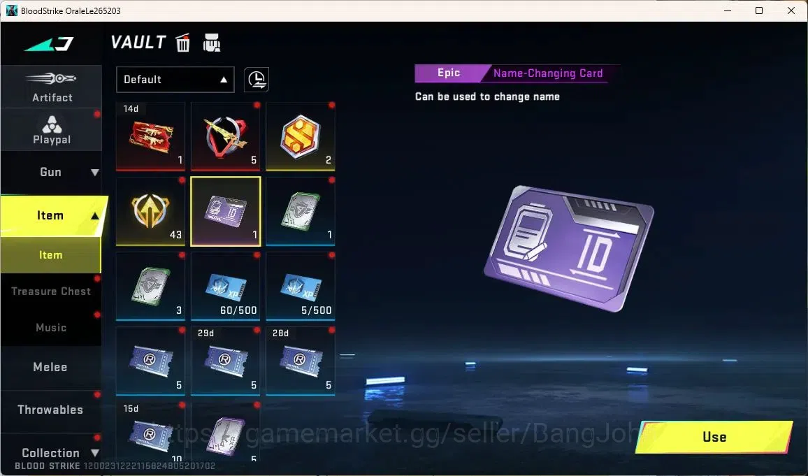 Blood Strike Accounts ASIA | 1 7DS: AK47|1 ULTRA: QBZ95|ULTRA STRIKER: E image 8