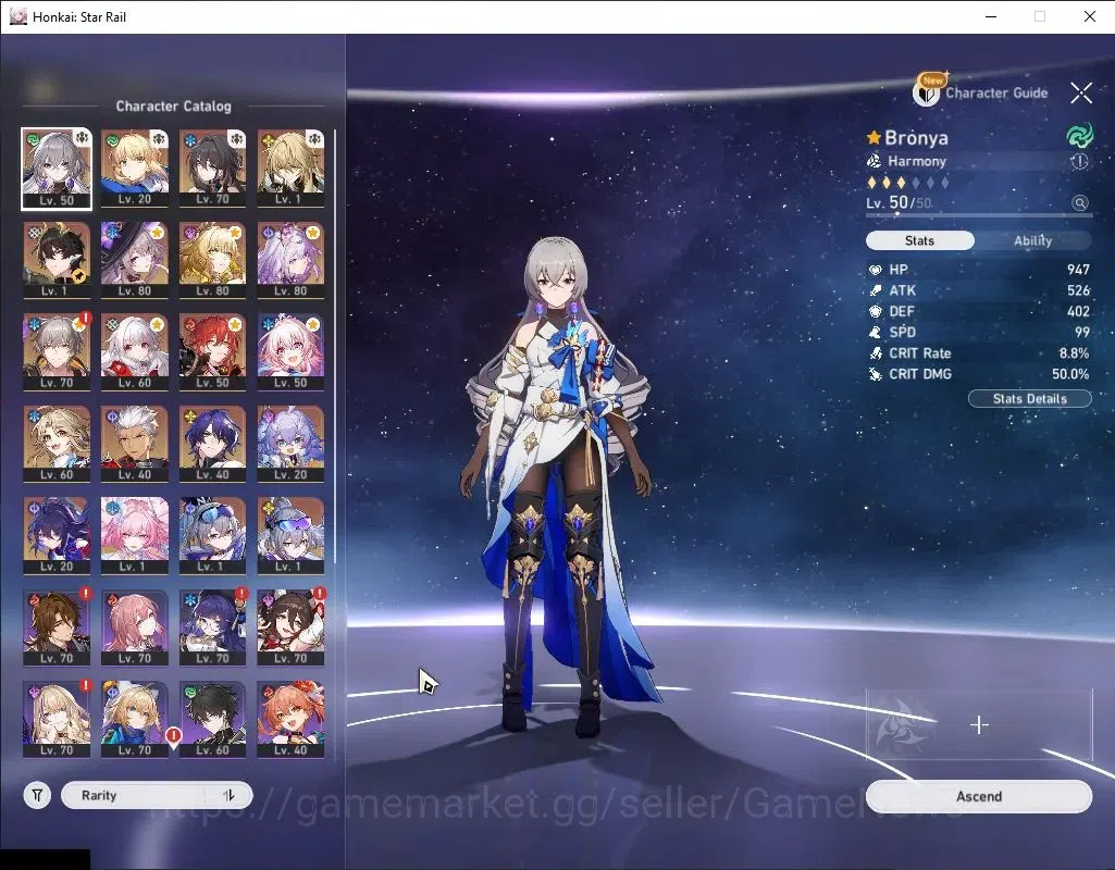 Honkai Star Rail Accounts Others Asia|TL 65|13 Limited|1 4