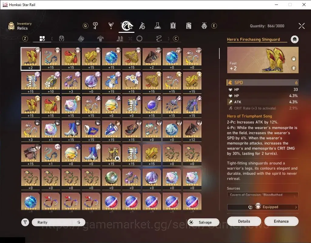 Honkai Star Rail Accounts Others Asia|TL 65|13 Limited|1 8