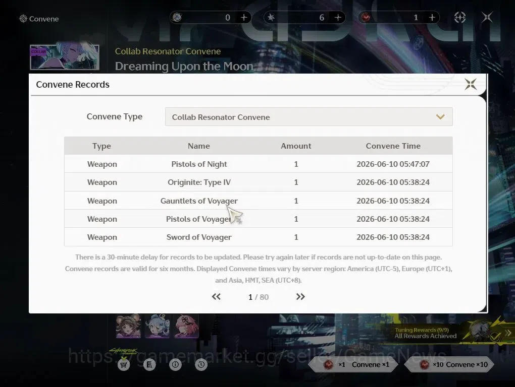 Wuthering Waves Accounts SEA|UL 47|3 Limited|Lucy R6+Sign,Rebecca,Shorekeep image 13