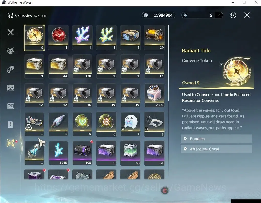 Wuthering Waves Accounts SEA|UL 47|3 Limited|Lucy R6+Sign,Rebecca,Shorekeep image 9