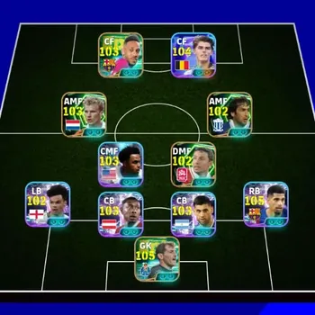 eFootball Accounts Others Mobile|PW 3192|Epic Suárez|Show Time Ronald Araujo,Westo McKennie,Nico O'Reilly|Konami ID|Check SS