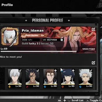 BLEACH: Soul Resonance Accounts NuverseSEA|LV 69|8 SSR [UraharaB3,SoiFonB1,Grimjow image 1