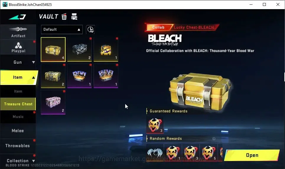 Blood Strike Accounts ASIA|Starter|Collab 7DS[AK47-Sacret Axe Rhitta]|Co image 10