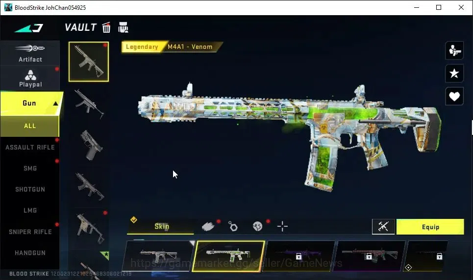 Blood Strike Accounts ASIA|Starter|Collab 7DS[AK47-Sacret Axe Rhitta]|Co image 8