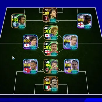 eFootball Accounts Legends & Iconic Players Android| 2 Big Time(Zlatan Ibrahimovic,Gianluigi Buffon),6 Epic Franco