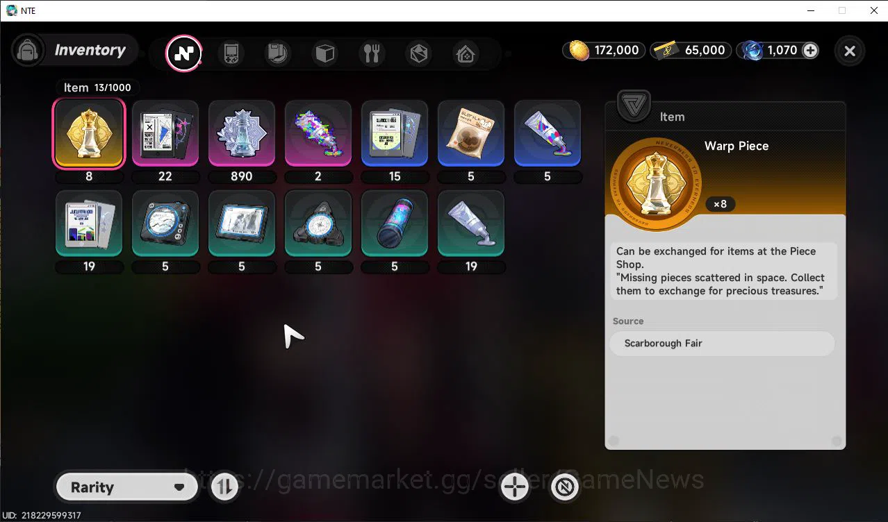 Neverness to Everness Accounts GLOBAL EU |HL 3| 1 SSR Limited Nanally |4 SR [Hani image 5