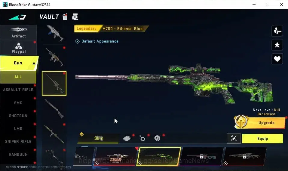 Blood Strike Accounts ASIA|Collab 7DS[M700,AK47]+Collab EVA-MCX|ULTRA SC image 10