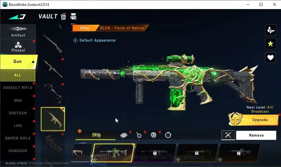 Blood Strike Accounts ASIA|Collab 7DS[M700,AK47]+Collab EVA-MCX|ULTRA SC image 11