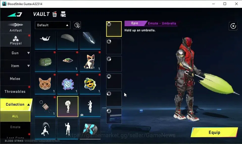 Blood Strike Accounts ASIA|Collab 7DS[M700,AK47]+Collab EVA-MCX|ULTRA SC image 17