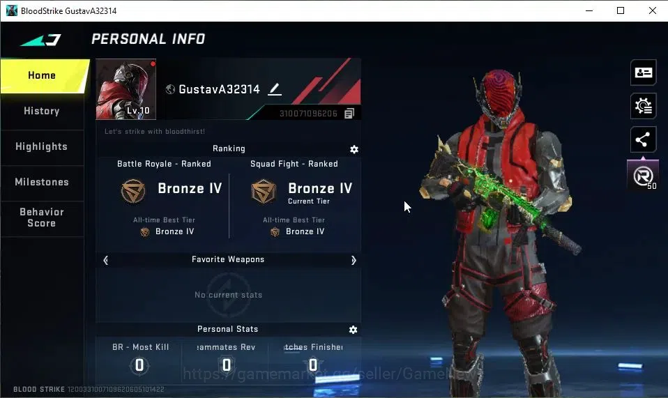 Blood Strike Accounts ASIA|Collab 7DS[M700,AK47]+Collab EVA-MCX|ULTRA SC image 2