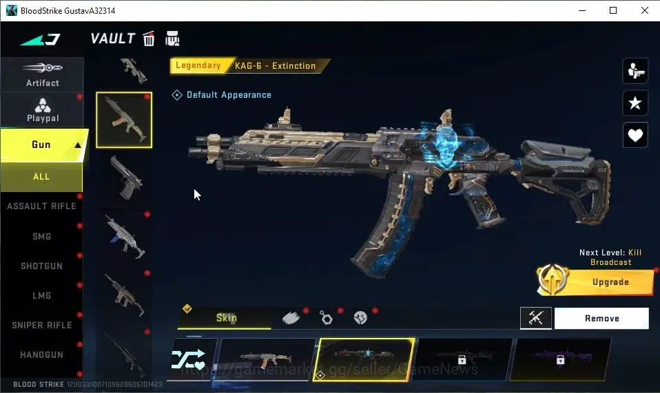 Blood Strike Accounts ASIA|Collab 7DS[M700,AK47]+Collab EVA-MCX|ULTRA SC image 7