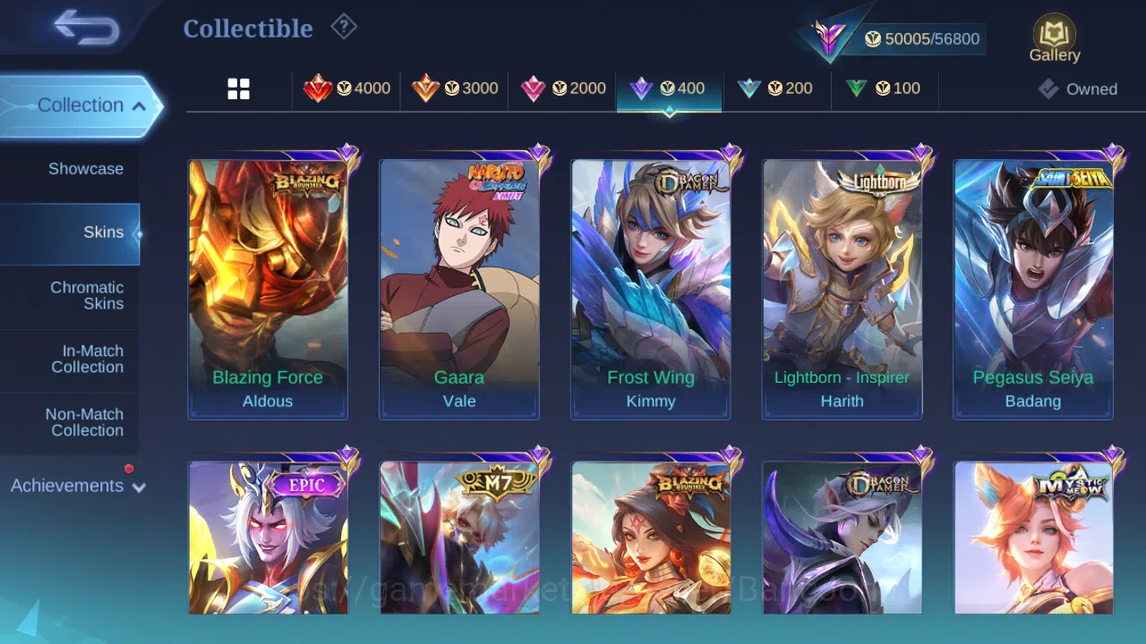 Mobile Legends: Bang Bang Accounts Others Hero 90 | skin 198 | prime granger | sanrio floryn | cc natalia | lightborn harith 11