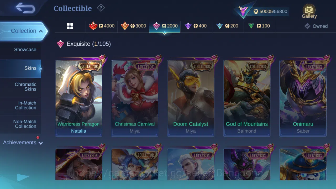 Mobile Legends: Bang Bang Accounts Others Hero 90 | skin 198 | prime granger | sanrio floryn | cc natalia | lightborn harith 8