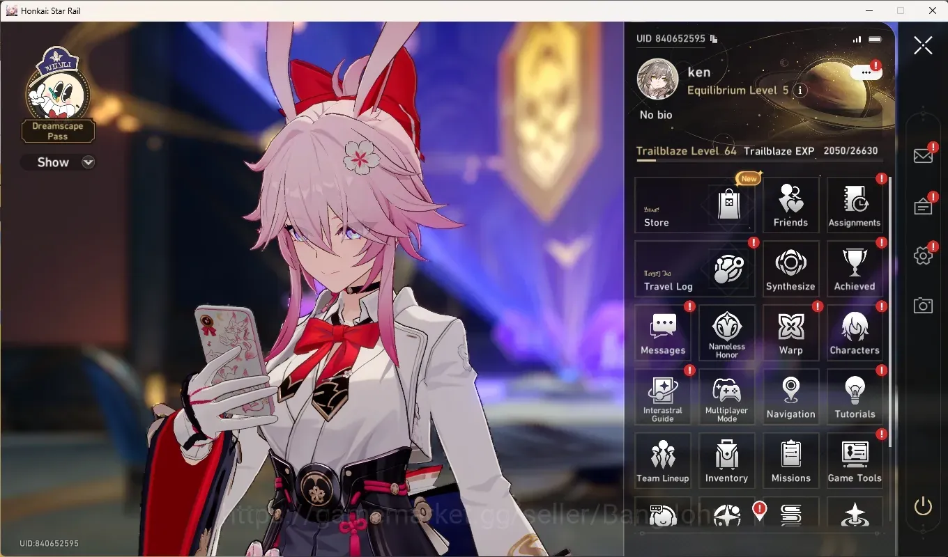 Honkai Star Rail Accounts Others ASIA|TL 64|10 Limited 1