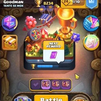 Clash Royale Accounts Others Trophy 8234|CL 1071|KTL 12|113 Cards|5 Champ|2 Hero + 12 Evo|32 Gems|Arena 21|SCID| TakeMail