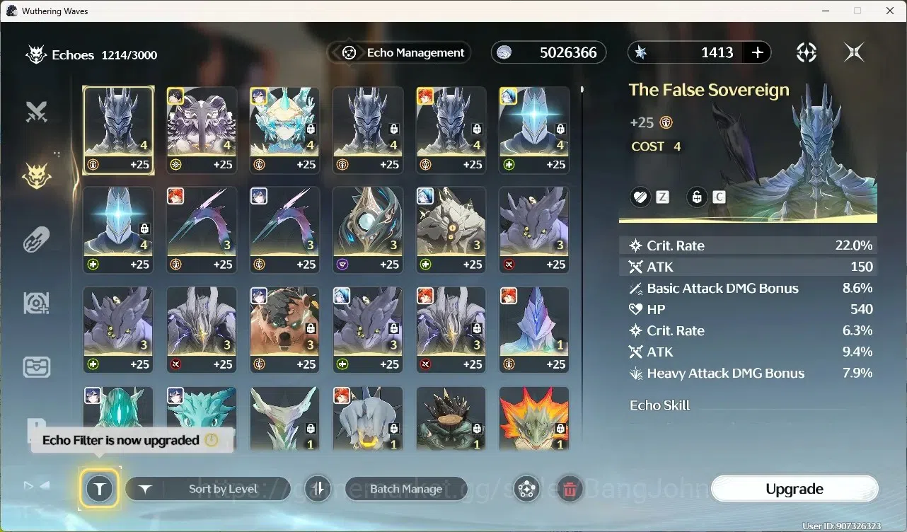 Wuthering Waves Accounts Starter SEA|UL 50|Rank 6|4 Char Limited [ Iuno,Augusta Rc1]+Sign,Shorekeeper,Mornye |1413 13