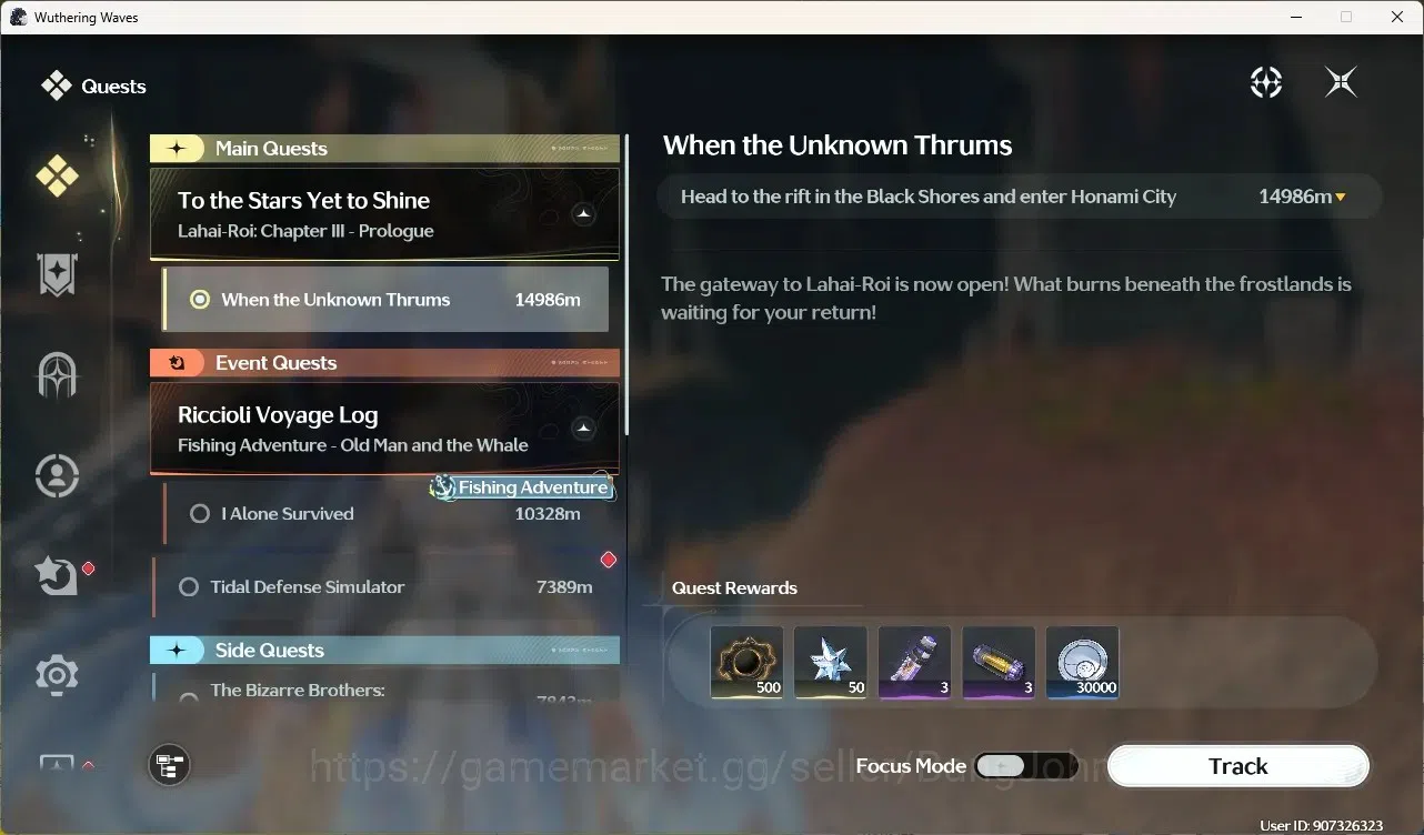 Wuthering Waves Accounts Starter SEA|UL 50|Rank 6|4 Char Limited [ Iuno,Augusta Rc1]+Sign,Shorekeeper,Mornye |1413 19