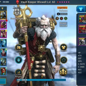 Raid: Shadow Legends Accounts Endgame Lv 45|618K Power|19