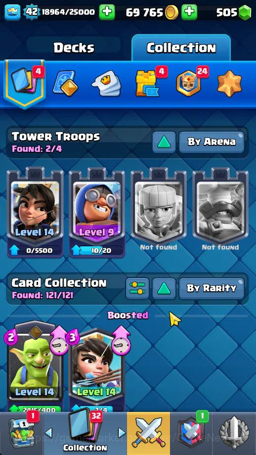 Clash Royale Accounts Midgame Lv 42|Trophy 9442|KTL 14|Limited Skin|Card 121| 1 HERO 9 EVO 8 Champ 21 Legendary 33 Epic 30 4