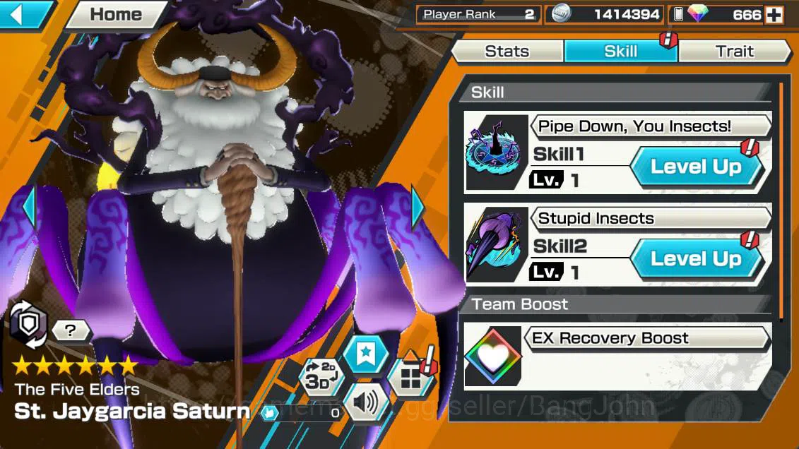 One Piece Bounty Rush Accounts GLOBAL | EX 3| kizaru borsalino, GP newgate, St ja image 5