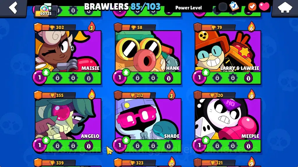 Brawl Stars Accounts 60725 Trophy|85 Brawlers 28 Max|UL Sirius&Kaze|1 H image 19
