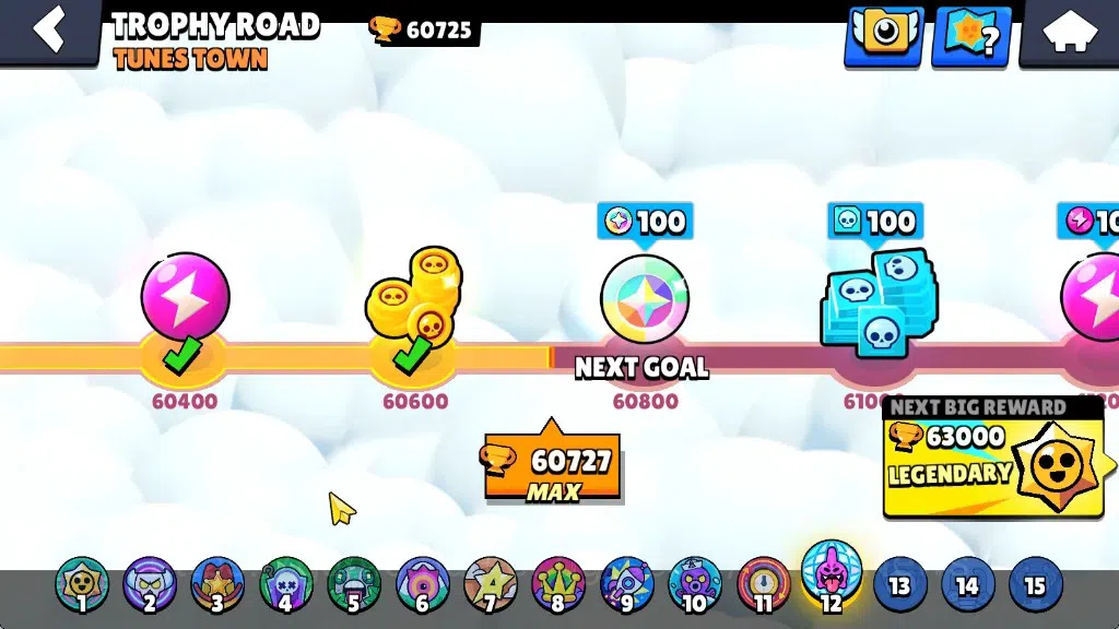 Brawl Stars Accounts 60725 Trophy|85 Brawlers 28 Max|UL Sirius&Kaze|1 H image 6