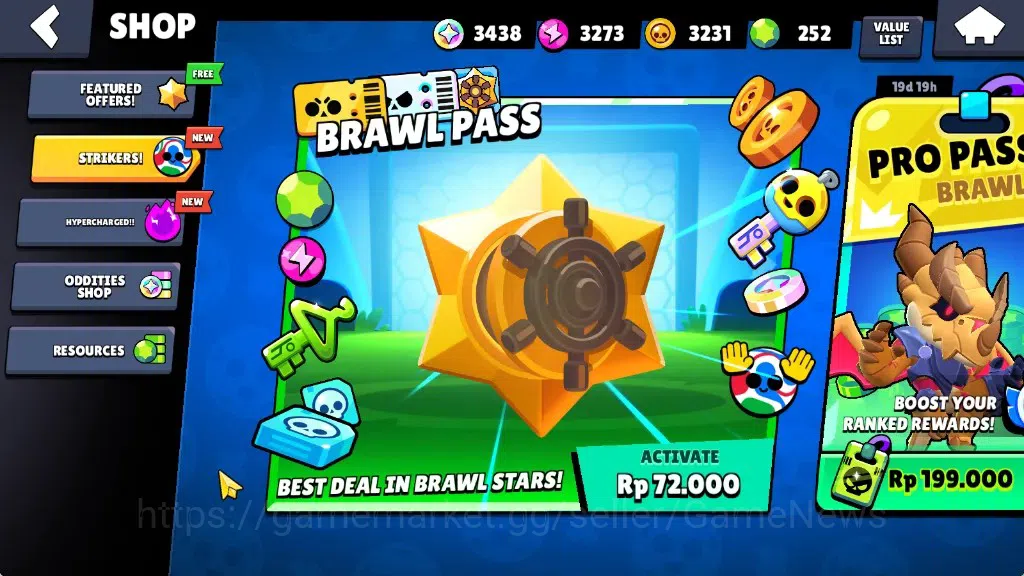 Brawl Stars Accounts 60725 Trophy|85 Brawlers 28 Max|UL Sirius&Kaze|1 H image 7